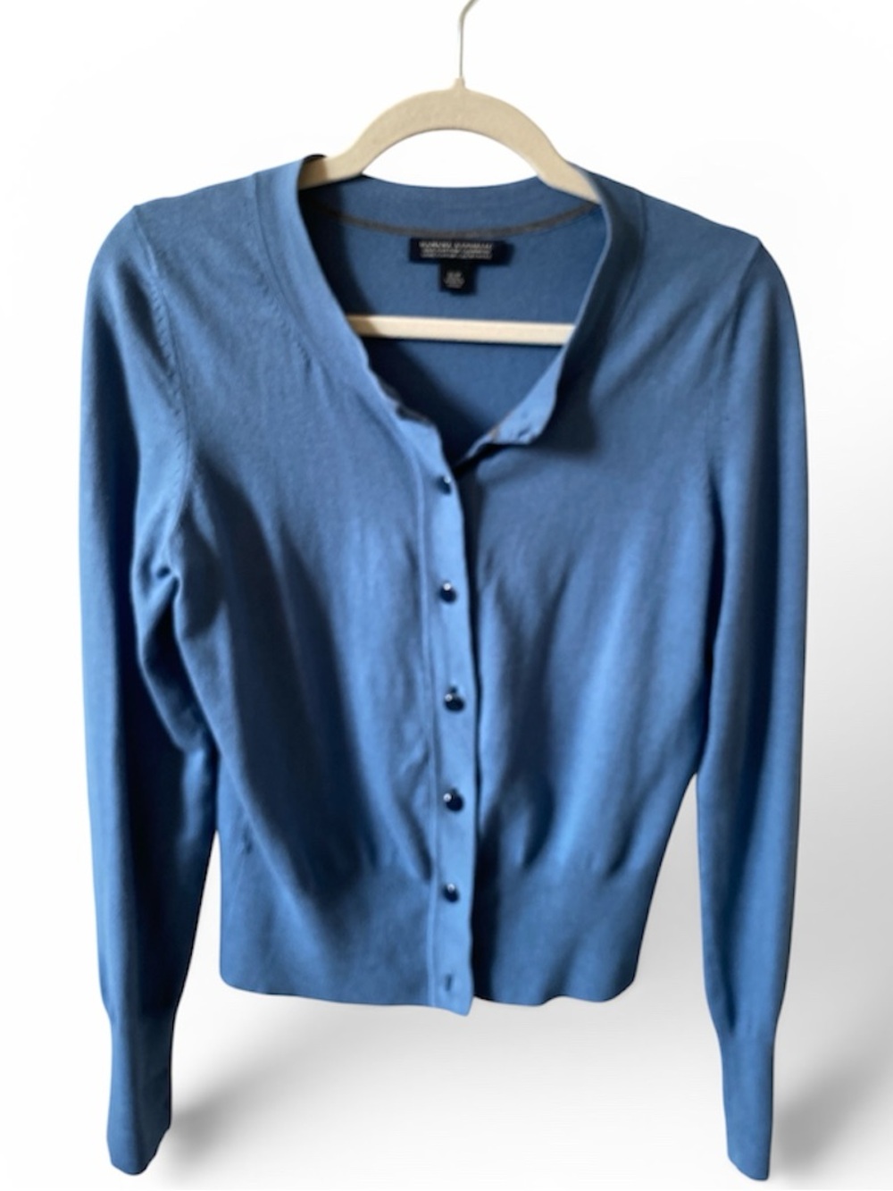 Banana Republic Silk Cotton Cashmere Blue Cardigan S